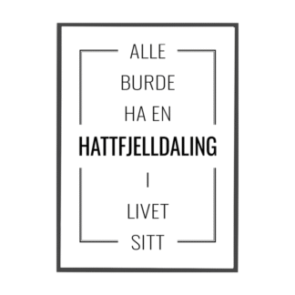 Hattfjelldalsplakat A4