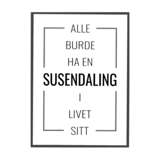 Susendalsplakat A4